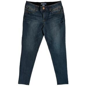 Democracy Women's Skinny Jeans - Dark Blue